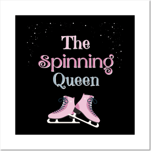 The Spinning Queen- Ice skating Lover Posters and Art